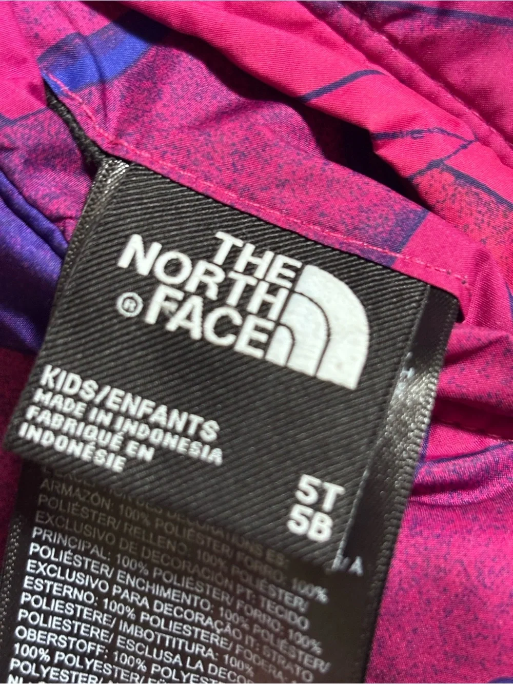 The Northface mossbud reversible jacket Mr. Pink Pink Expedition